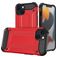 Mobigear Outdoor iPhone 16 Hårdt Bagsidecover Stødsikkert - Rød