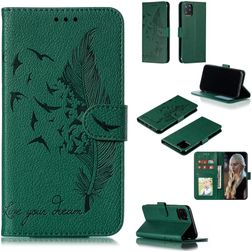 Mobigear Feather iPhone 11 Pro Funda tipo libro Cartera - Verde