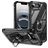 Mobigear Crystal Ring iPhone 16e Hard Case Back cover with Ring Holder - Black