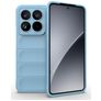 Mobigear Bumpy Xiaomi 15 Pro TPU flexível Capa traseira - Azul