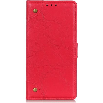 Mobigear Ranch OPPO Reno 4 Pro 5G Plånboksfodral med sedelfack - Röd