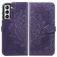 Mobigear Mandala Samsung Galaxy S21 FE Funda tipo libro Cartera - Morado