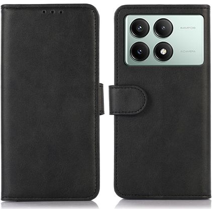 Mobigear Wallet POCO X6 Pro Funda tipo libro Cartera - Negro
