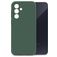 Mobilize Rubber Gelly Samsung Galaxy A55 Joustava TPU Suojakuori - Matt Green