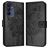 Mobigear Butterfly Samsung Galaxy A16 Cover a libro portafoglio - Nero