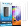 Mobigear Samsung Galaxy A31 Película de ecrã em plástico - Compatível com capas (Pack de 3)