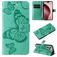 Mobigear Butterfly iPhone 16 Pro Wallet case - Green
