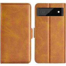 Mobigear Slim Magnet Google Pixel 6a Etui z klapką typu portfel - Koniakowy