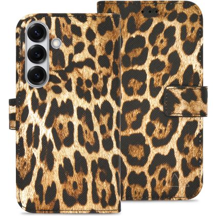 My Style Flex Wallet Samsung Galaxy S25 Capa livro Carteira - Wild Leopard