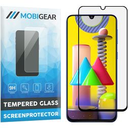 Mobigear Premium Samsung Galaxy M31 Tempered Glass Screen Protector - Case Friendly - Black