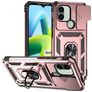Mobigear Armor Ring Cam Slide Xiaomi Redmi A1 4G Hardcase Back cover Antiurto con anello e copriobiettivo scorrevole - Oro rosa