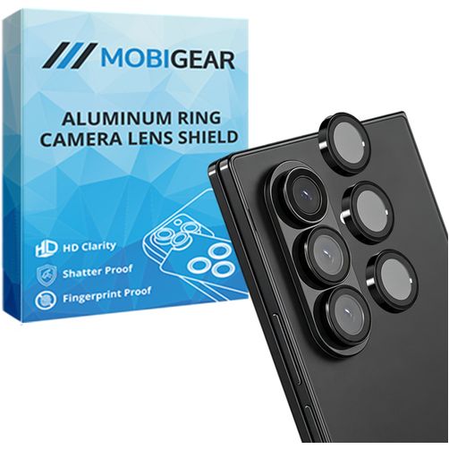 Mobigear Single Samsung Galaxy Z Fold 7 Glas Kameralinsebeskytter - Case Friendly - Sort
