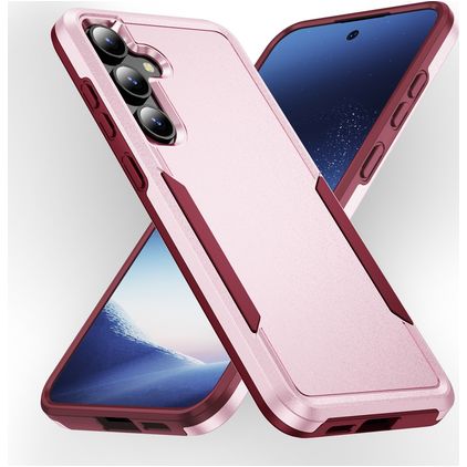Mobigear Heavy Armor Samsung Galaxy S24 Funda Plástico rígido Carcasa Antigolpes - Rosa
