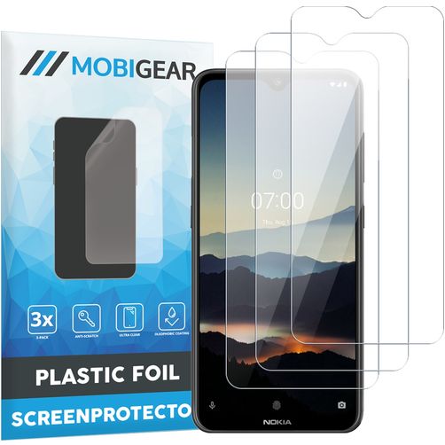 Mobigear Nokia 7.2 Skærmbeskytter Folie - Case Friendly (3-pak)