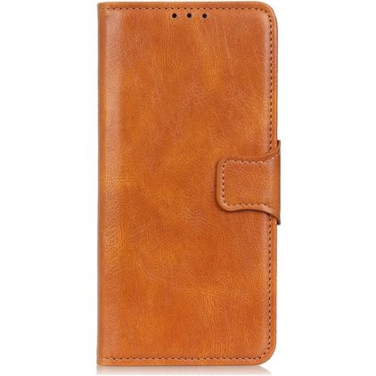 Mobigear Classy Nokia X10 Knížkové pouzdro Peněženka - Koňaková