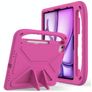 Mobigear AeroArmor iPad Air 13 tommer (2024) Tabletcover til børn med håndtag + Stylus-holder - Rød