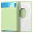 Mobigear Pocket Tarjetero Silicona - 2 tarjetas - Compatible con MagSafe - Verde