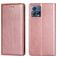 Mobigear Wallet Motorola Edge 30 Fusion Plånboksfodral med sedelfack - Roséguld