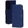 Mobiparts Wallet Samsung Galaxy S26 MagSafe Piel auténtica Funda tipo libro Cartera - Azul