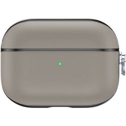 Valenta Snap Apple AirPods Pro 1 Suojakotelo Aito nahka - Harmaa