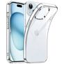 Mobigear Basics Transparentní iPhone 15 Flexibilní TPU Zadní kryt - Průhledná