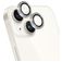 Mobiparts iPhone 14 Vidro temperado Protetor de lentes da câmara - Compatível com capas - Prateado