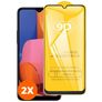 Mobigear Premium Samsung Galaxy A20s Cristal templado Protector de pantalla - Compatible con fundas - Negro (pack de 2)