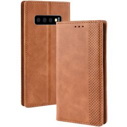 Mobigear Sensation Samsung Galaxy S10 5G Wallet case - Cognac