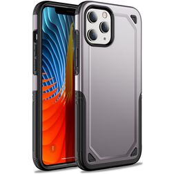 Mobigear Slim Armor iPhone 12 Pro Max Funda Plástico rígido Carcasa Antigolpes - Gris