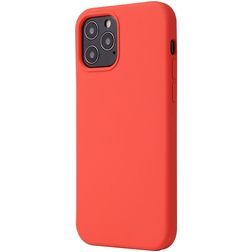 Mobigear Rubber Touch iPhone 12 Mini Silicone Back cover - Coral