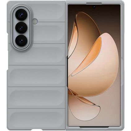 Mobigear Bumpy Samsung Galaxy Z Fold 8 Ultra Flexibel TPU Skal - Grå