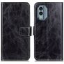 Mobigear Basic Nokia X30 Cover a libro portafoglio - Nero
