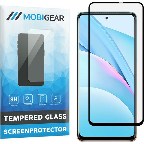 Mobigear Premium Xiaomi Mi 10T Lite Vidro temperado Película de ecrã - Compatível com capas - Preto
