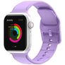 Mobigear Dashed Bracelete Silicone Fivela para Apple Watch - 42/41/40/38 mm - Roxo