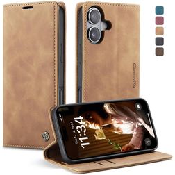 CaseMe 013 iPhone 17 Wallet case - Brown