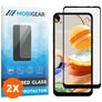 Mobigear Premium LG K61 Härdat glas Skärmskydd - Skalvänligt - Svart (2-pack)