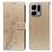 Mobigear Flowers OPPO Find X9 Wallet case - Gold