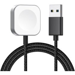 Mobigear USB-A Magnetic Oplader Apple Watch 1 m 3W 0,6A - Sort