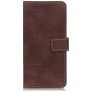 Mobigear Croco Motorola Moto G60s Wallet case - Brown