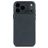 Decoded iPhone 17 Pro Piel auténtica Carcasa Antigolpes - Navy Shadow
