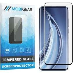 Mobigear Premium Xiaomi Mi 10 Pro Tempered Glass Screen Protector - Case Friendly - Black