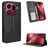 Mobigear Sensation OPPO Find X9 Pro Pungetui med Seddelrum - Sort