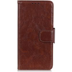 Mobigear Classy HTC Desire 21 Pro Wallet case - Brown