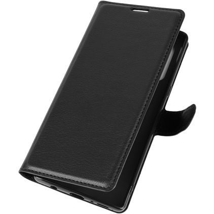 Mobigear Classic LG Velvet Capa livro Carteira - Preto