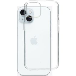 Mobiparts Classic Transparente iPhone 15 TPU flexível Capa traseira - Transparente