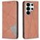 Mobigear Rhombus Slim Samsung Galaxy S26 Ultra Lompakkokotelo - Ruskea