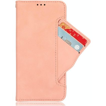 Mobigear Slide Wallet OPPO Find X9 Pro Plånboksfodral med sedelfack - Rosa