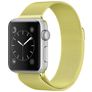 Mobigear Color Loop Milanorem Apple Watch Urrem Magnetlås - 49/46/45/44 mm - Gul