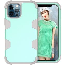 Mobigear Ultra Tough iPhone 12 Pro Max Hardcase Back cover Antiurto - Turchese