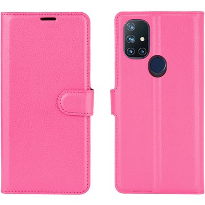 Mobigear Classic OnePlus Nord N10 5G Cover a libro portafoglio - Magenta